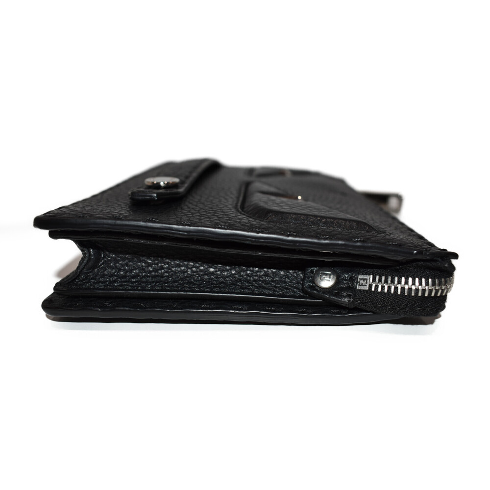 Fendi Leather Bugs Black Clutch Shoulder Bag Selleria - Picture 3 of 7